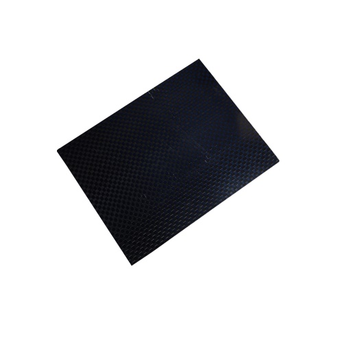 Twill carbon plate